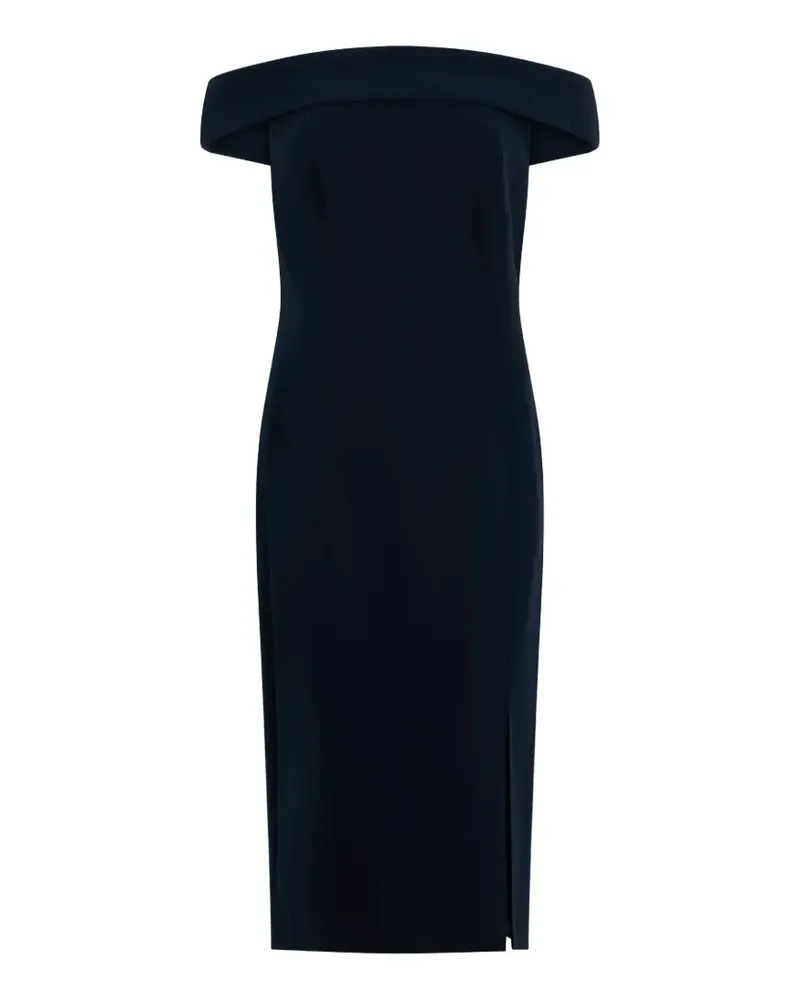 Ralph Lauren Schulterfreies Midikleid - Blau Blau