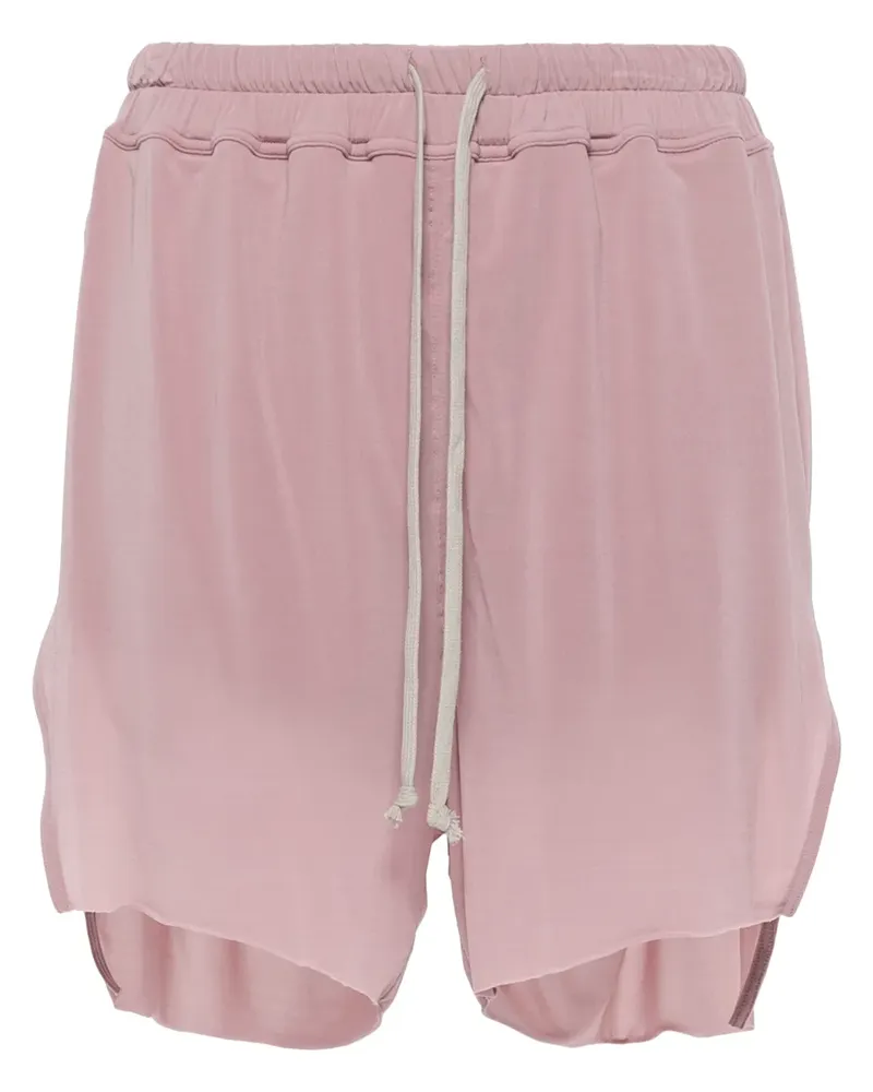 Rick Owens Jersey-Shorts mit Kordelzug - Rosa Rosa