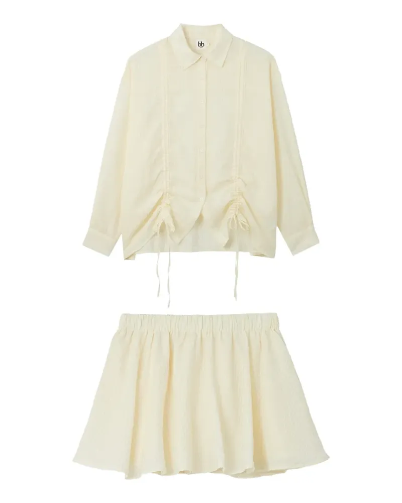 b+ab shirt and mini skirt set - Gelb Gelb