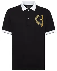 Billionaire Poloshirt mit Logo-Stickerei Schwarz