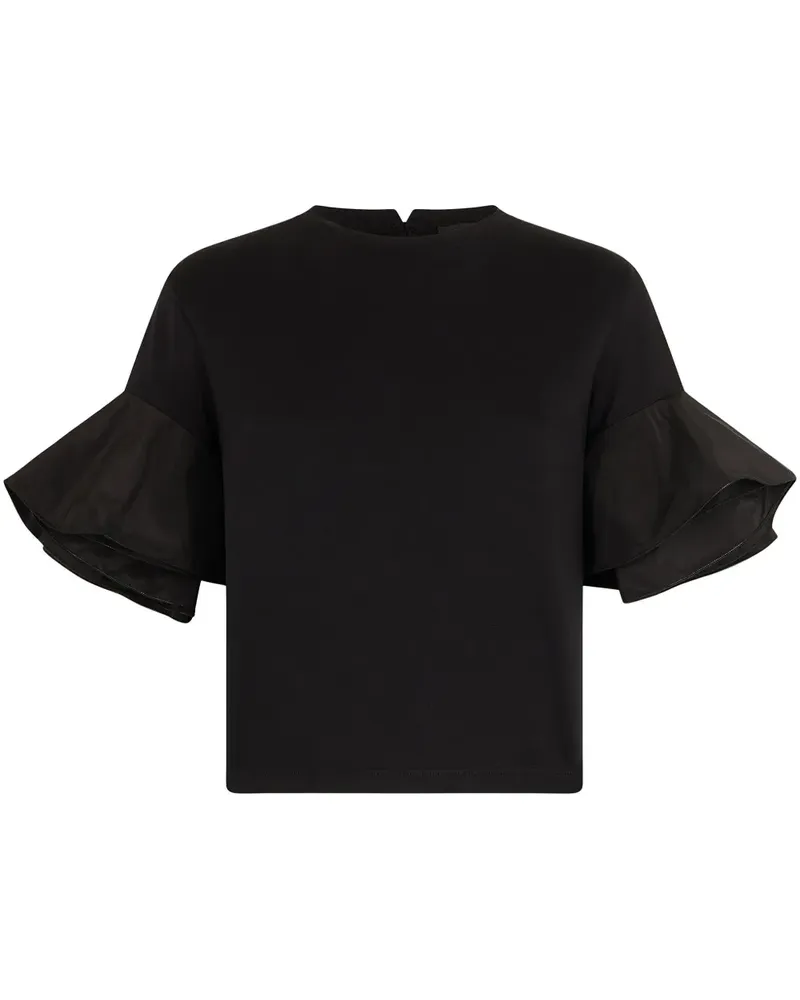 Liu Jo T-Shirt mit weiten Ärmeln - Schwarz Schwarz