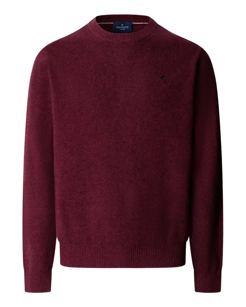 Hackett Strickpullover mit Rundhalsausschnitt - Rot Rot