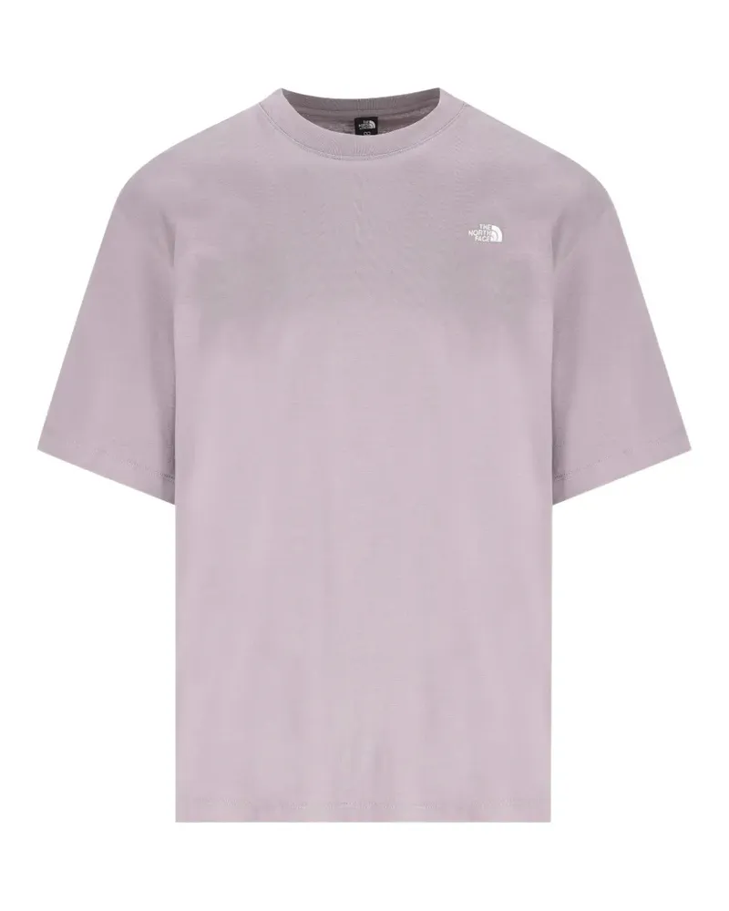 The North Face T-Shirt mit Logo-Stickerei - Violett Violett
