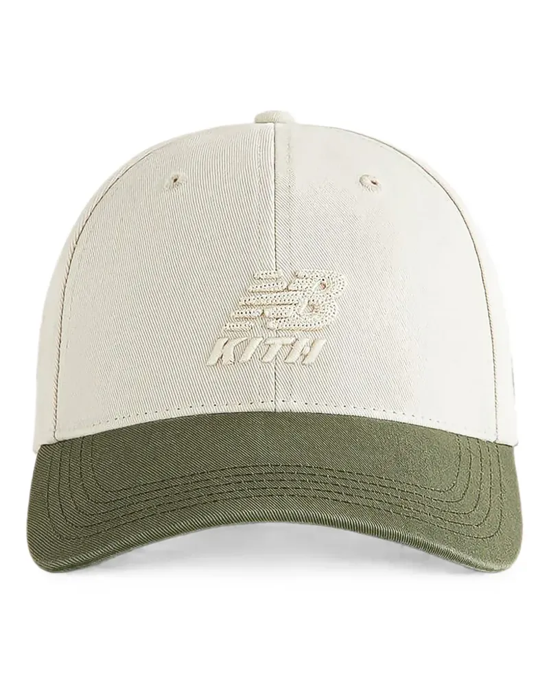 KITH x New Balance Baseballkappe aus gewaschenem Twill - Nude Nude