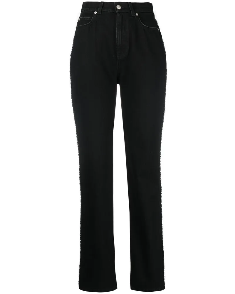 Alexander McQueen Jeans mit geradem Bein - Schwarz Schwarz