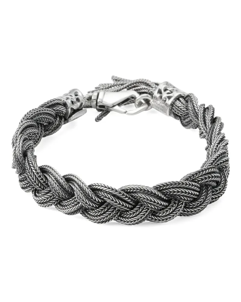 Emanuele Bicocchi Geflochtenes Armband - Silber Silber