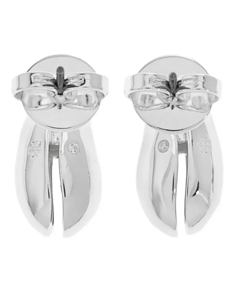 Tory Burch Mini Wave Ohrring - Silber Silber