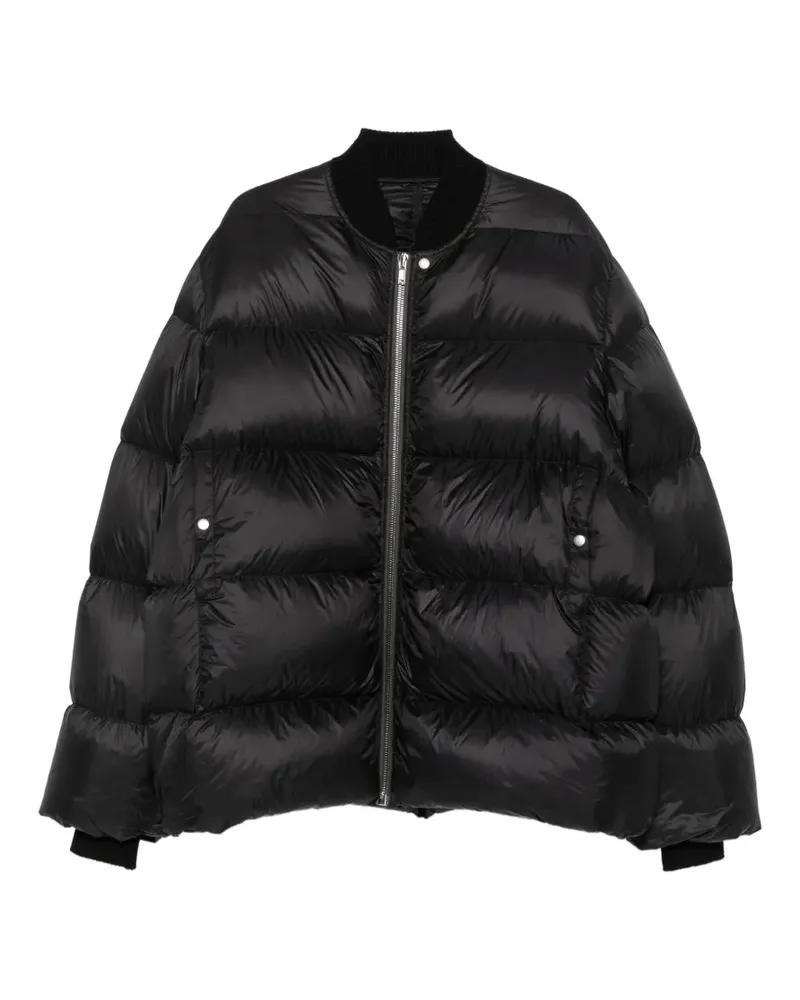 Rick Owens Gesteppte Classic Flight Jacke - Schwarz Schwarz