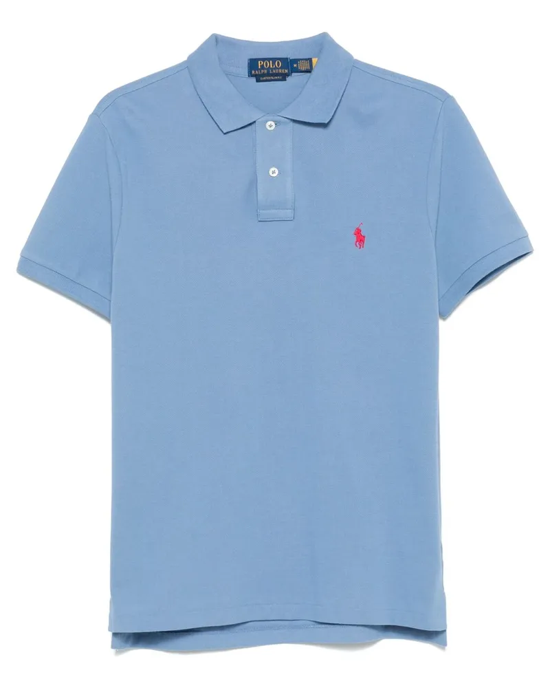 Ralph Lauren Poloshirt mit Polo Pony-Stickerei - Blau Blau