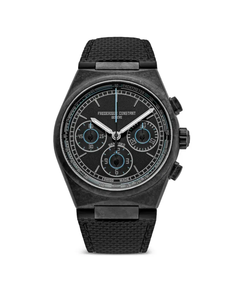 Frédérique Constant x Bamford Highlife 41mm - Schwarz Schwarz