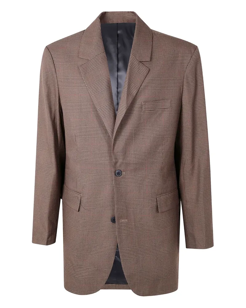 LES DEUX checked wool blazer - Braun Braun