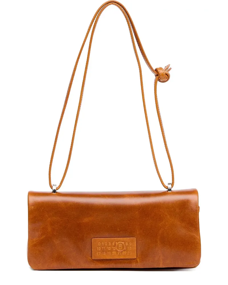 Maison Margiela New Numeric Schultertasche - Braun Braun