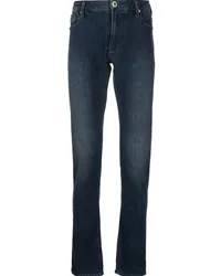 Emporio Armani Tief sitzende Skinny-Jeans Blau