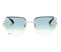 Signature C de Cartier Sonnenbrille - Blau