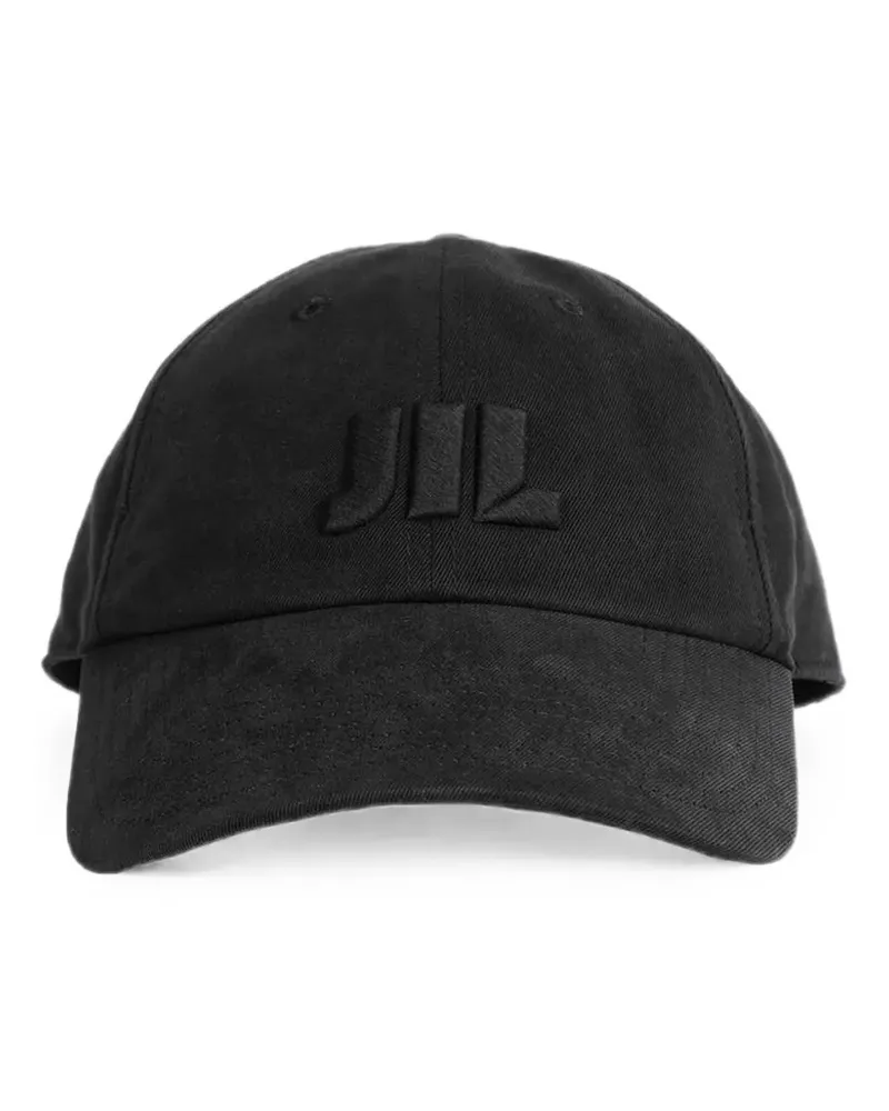 Jil Sander Hut mit Logo-Stickerei - Schwarz Schwarz