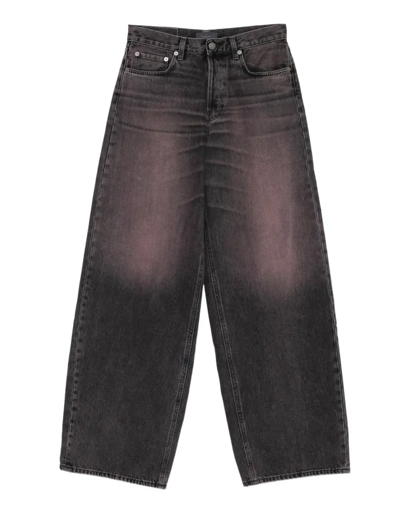 Haikure Bethany Jeans mit weitem Bein - Schwarz Schwarz
