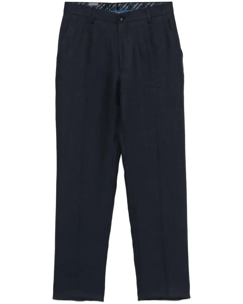 Etro Tapered-Hose aus Leinen - Blau Blau