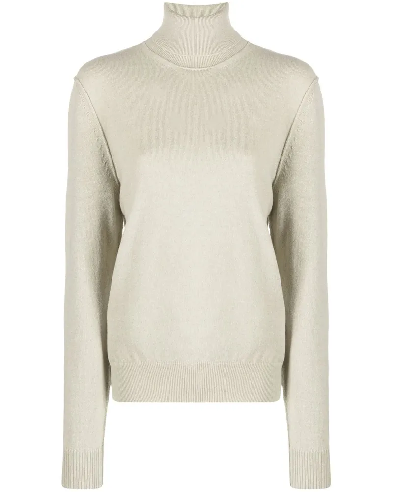 Maison Margiela Kaschmirpullover mit Rollkragen - Grün Grün