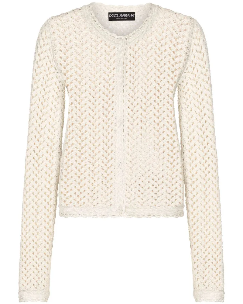 Dolce & Gabbana Gehäkelter Cardigan - Nude Nude
