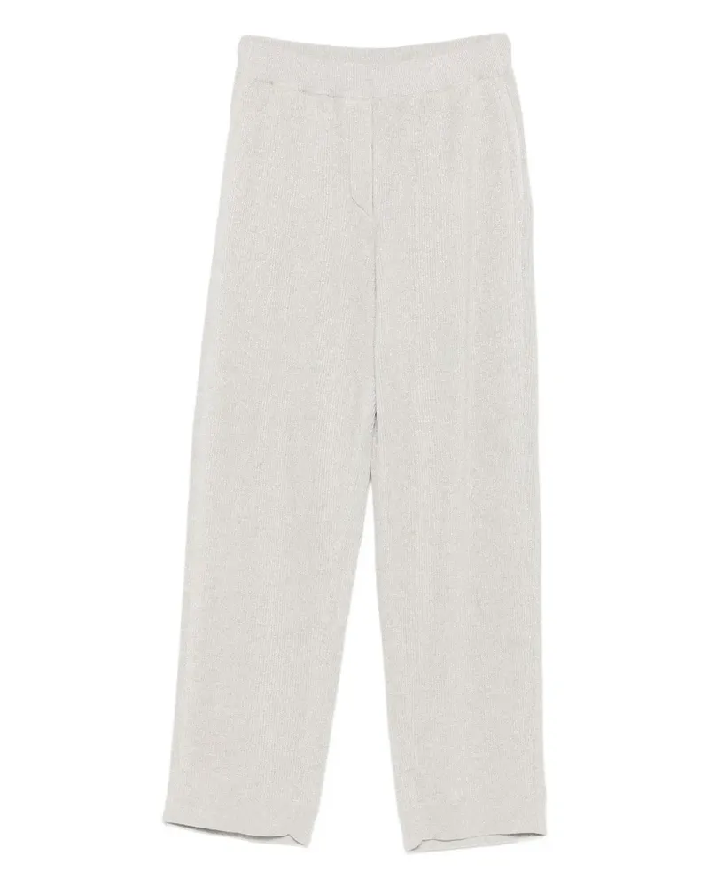 Brunello Cucinelli Gerippte Hose - Grau Grau