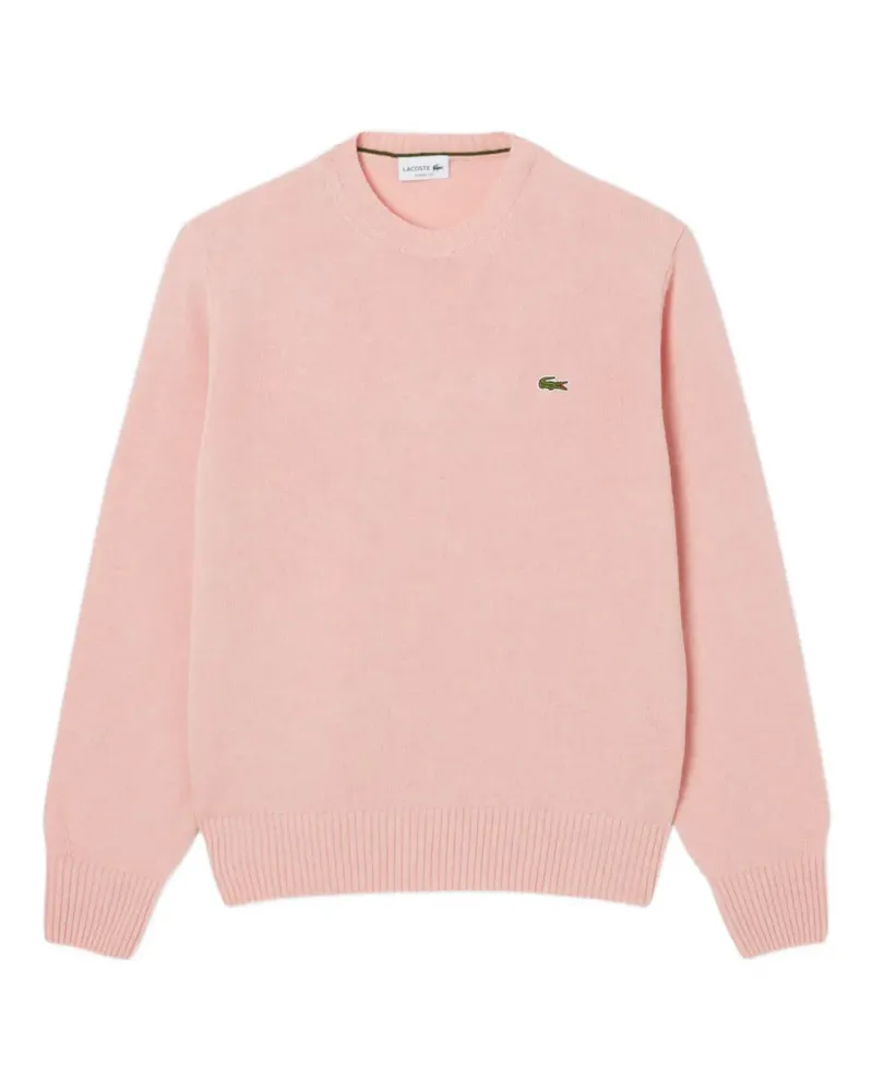 Lacoste Pullover mit rundem Ausschnitt - Rosa Rosa