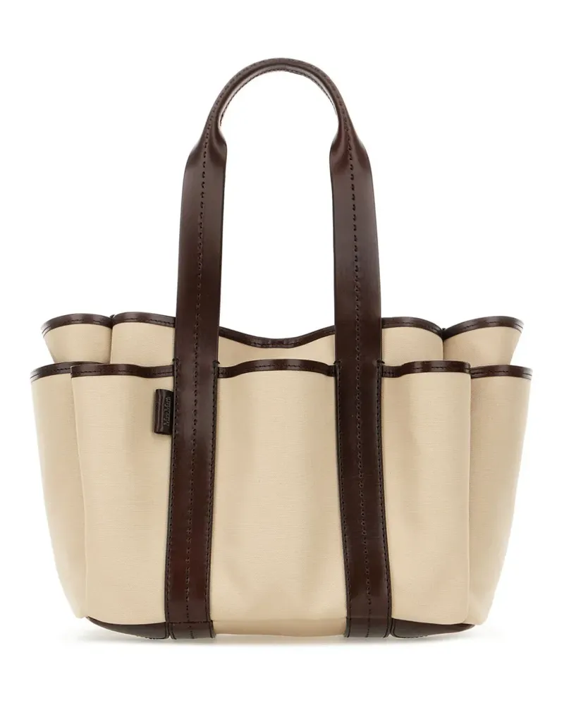 Max Mara Mittelgroße Garden Cabas Tote Bag - Nude Nude