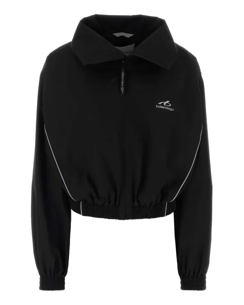 Balenciaga 3B Sports Icon Jacke mit reflektierendem Besatz - Schwarz Schwarz