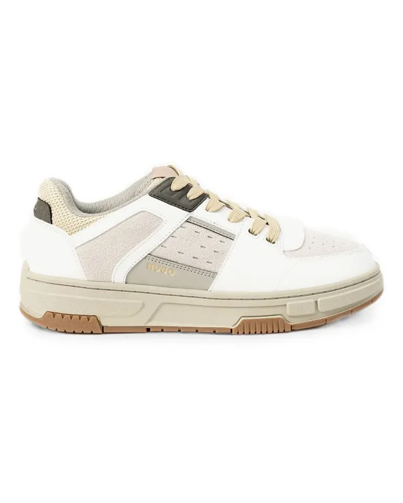 HUGO BOSS Sneakers mit Einsätzen - Weiß Weiß