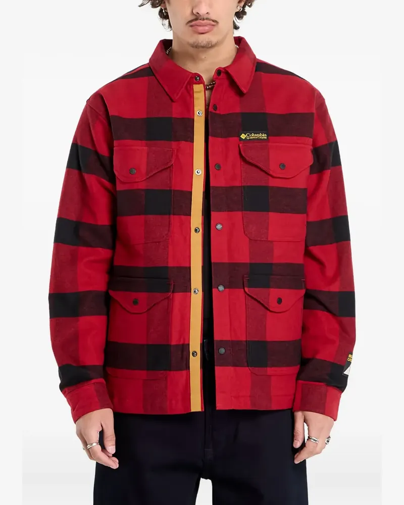 Columbia Sportswear Company Cascades™ check pocket shirt jacket - Rot Rot