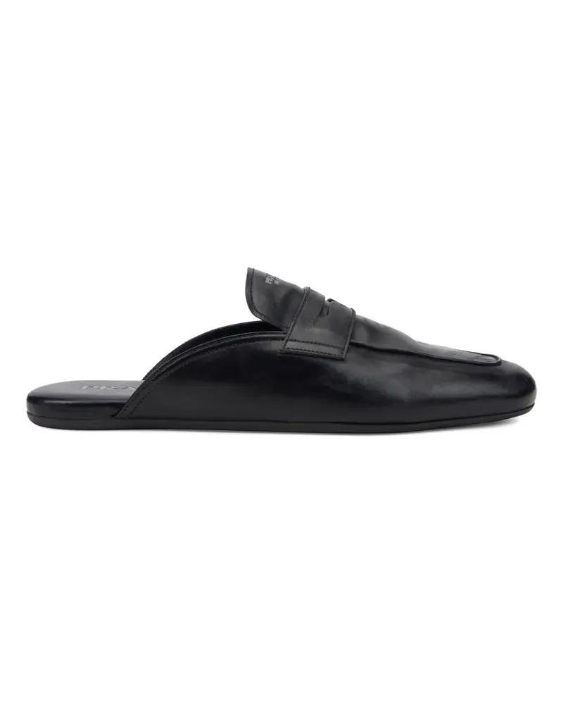 Prada leather loafers - Schwarz Schwarz