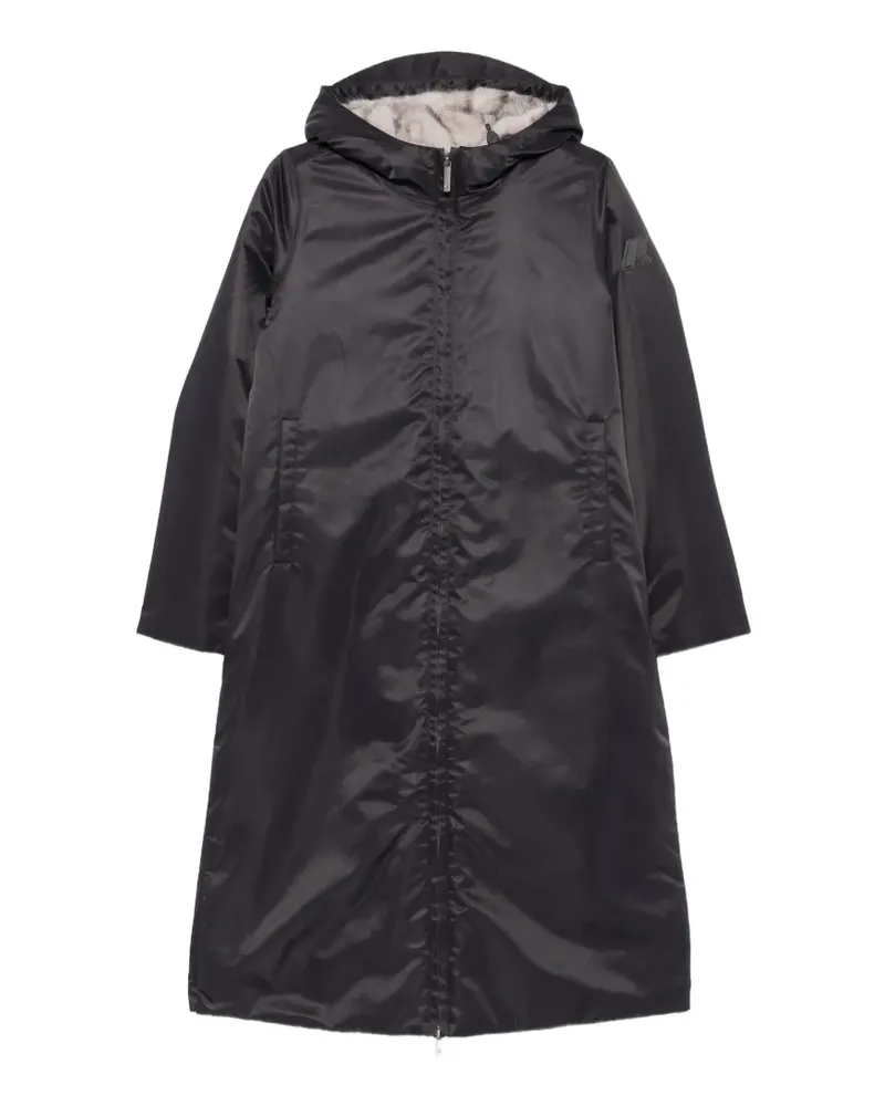 K-Way Oller Kapuzenmantel aus Faux Fur - Schwarz Schwarz