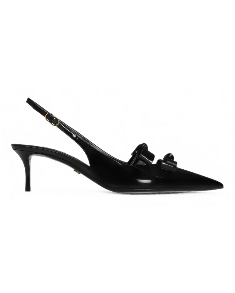 Dolce & Gabbana Slingback-Pumps aus Kalbsleder - Schwarz Schwarz