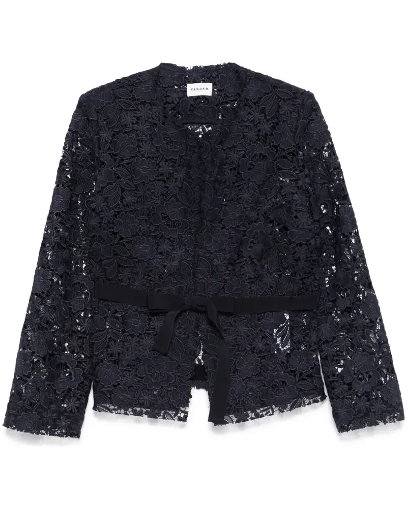 P.A.R.O.S.H. P.A.R.O H. Jacke aus Spitze - Schwarz Schwarz