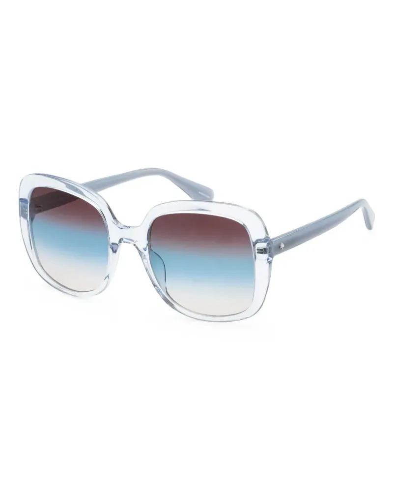 Kate Spade Wenona Sonnenbrille mit eckigem Gestell - Weiß Weiß
