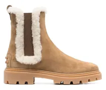 Chelsea-Boots mit Shearling