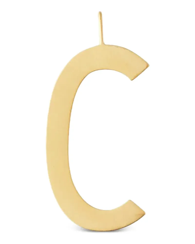 DESIGN LETTERS C pendant - Gold Gold