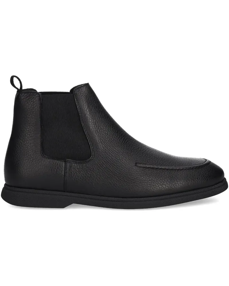 HUGO BOSS Stiefel mit Lasche - Schwarz Schwarz