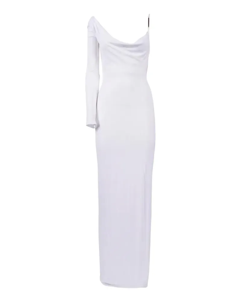 Elisabetta Franchi red carpet dress in crêpe jersey - Weiß Weiß