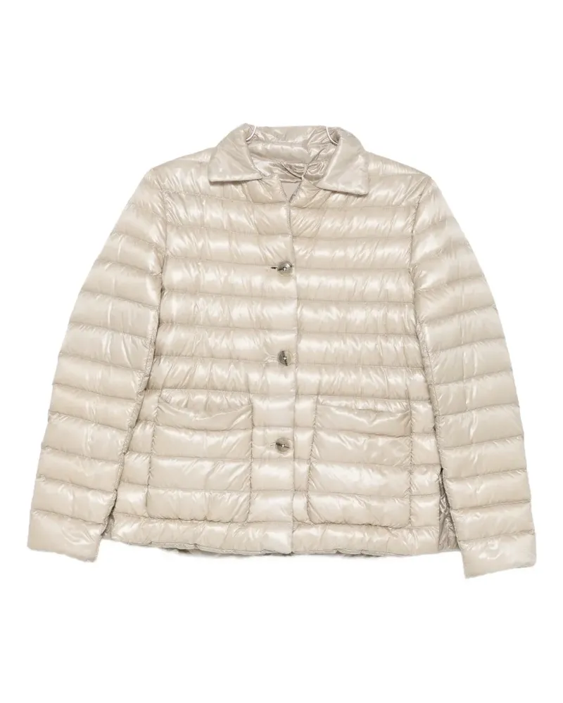 Herno quilted button-up jacket - Nude Nude