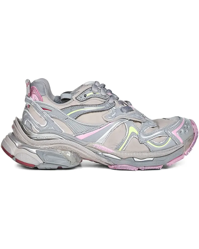 Balenciaga Runner 2.0 Sneakers im Layering-Look - Grau Grau