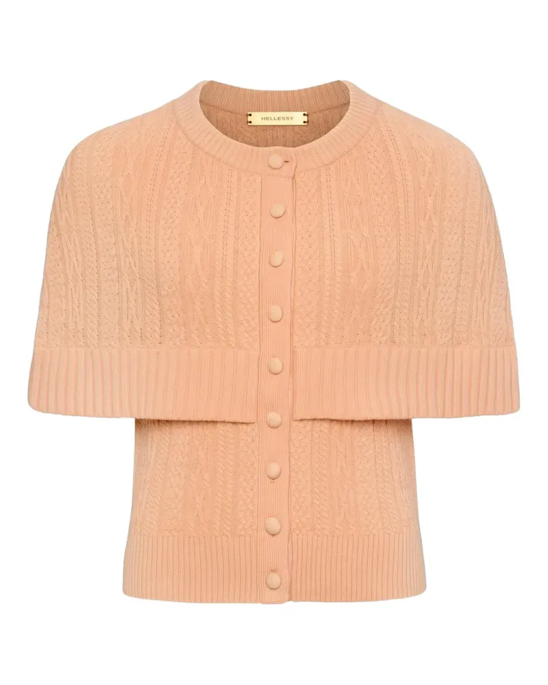 Hellessy Caspian Cardigan im Layering-Look - Orange Orange