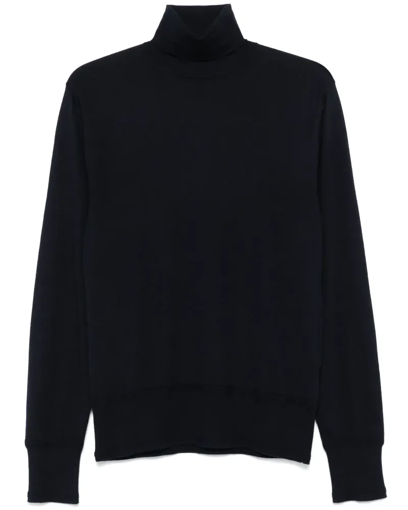 Tom Ford Fein gestrickter Pullover - Blau Blau