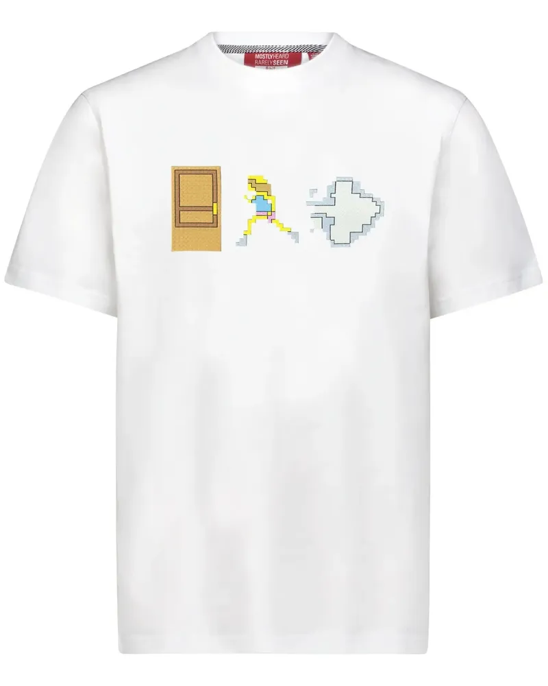Mostly Heard Rarely Seen Gonna Run T-Shirt - Weiß Weiß