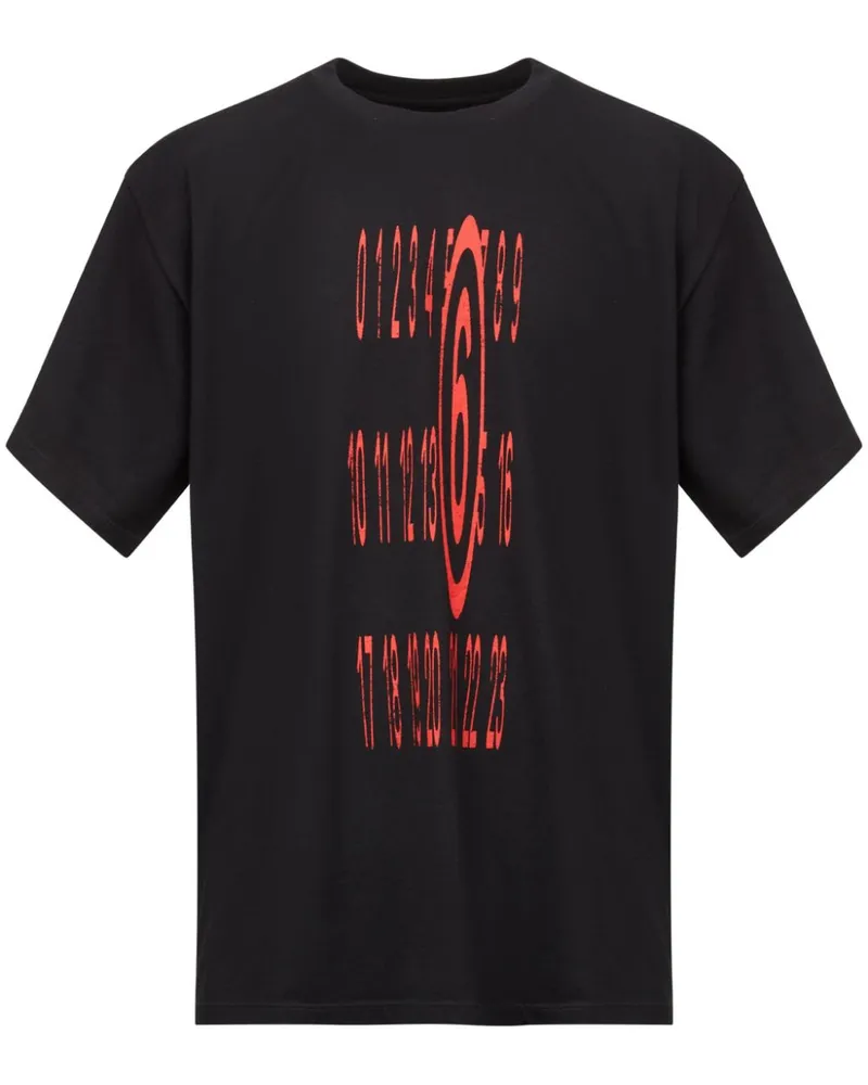 Maison Margiela Basic Jersey T-Shirt - Schwarz Schwarz