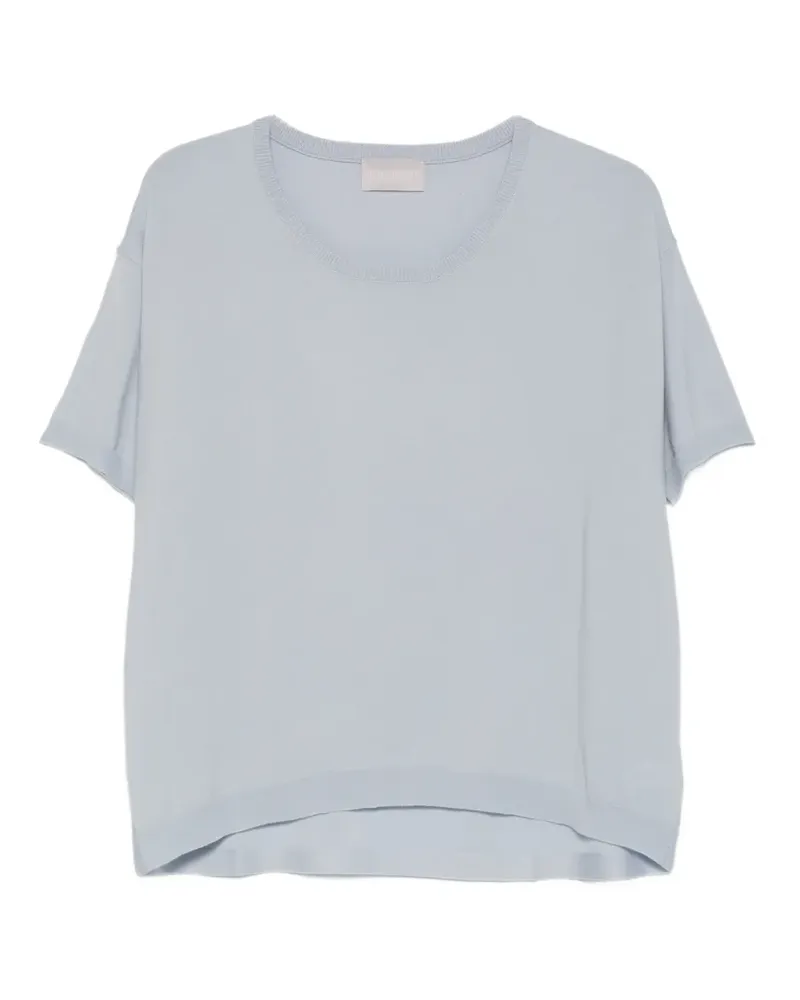 hemisphere round-neck knitwear - Blau Blau