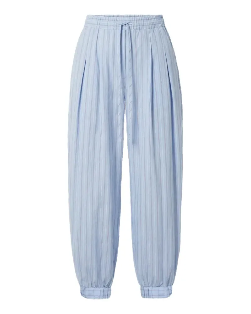 NICHOLAS Liselle striped balloon trousers - Blau Blau