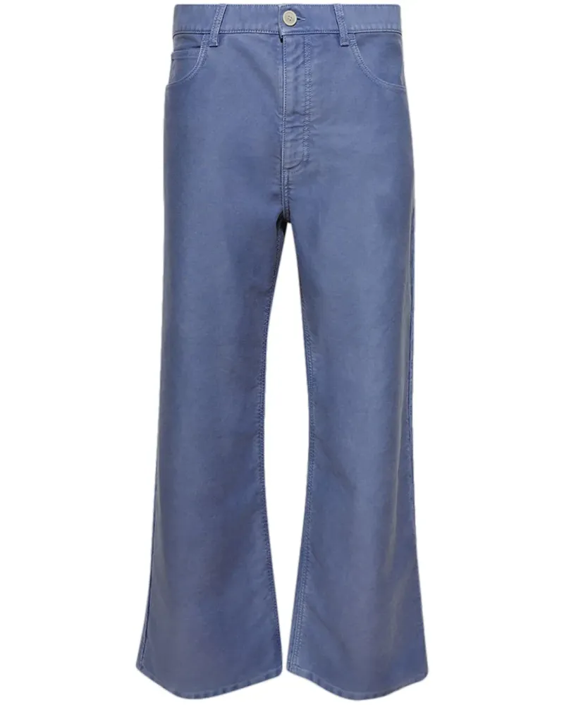Marni Jeans mit weitem Bein - Blau Blau