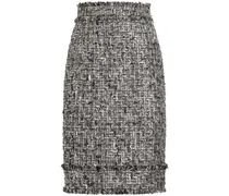 Rock aus Tweed - Grau