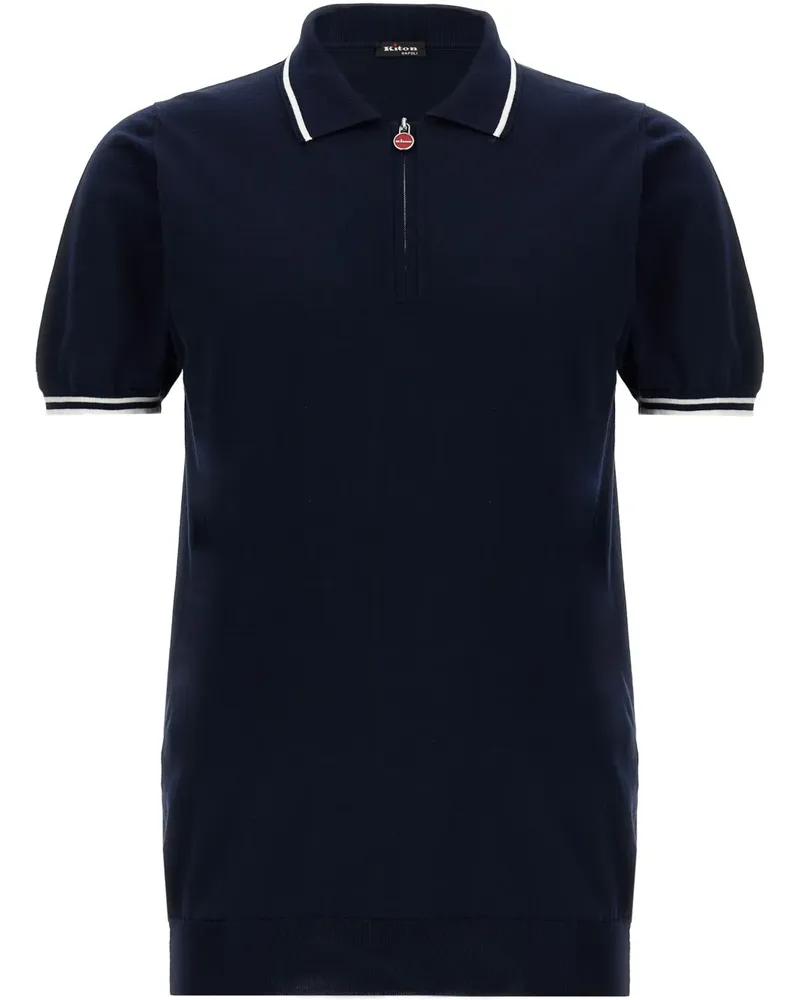 Kiton Ciro Poloshirt - Blau Blau
