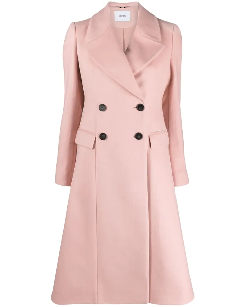 Erdem Ausgestellter Mantel - Rosa Rosa